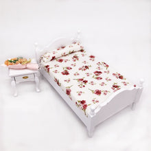 Load image into Gallery viewer, 1:12 Mini House Toy Simulation Bedroom White Single Bed