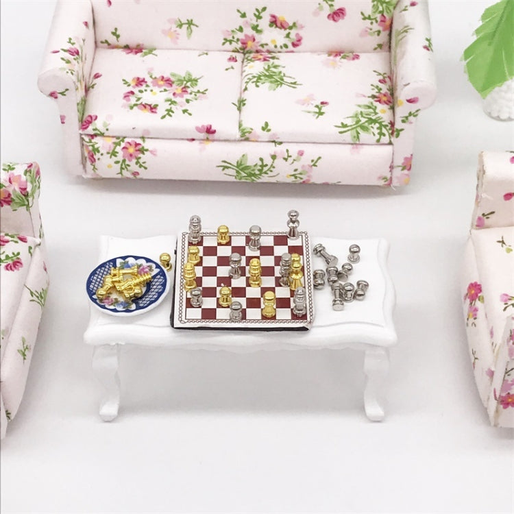 1:12 Mini House Toy Simulation Chess Model Scene Accessories