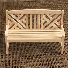 Load image into Gallery viewer, 4 PCS / Set 1:12 Doll House Mini Furniture Model Outdoor Garden Chair Stool