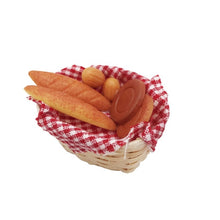 Load image into Gallery viewer, 3 PCS 1:12 Mini Dollhouse Furniture Kitchen Supplies Micro-food Play Bread Box Basket