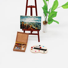 Load image into Gallery viewer, Dollhouse Furniture Accessories Pocket Watercolor Box Simulation Painting Pox