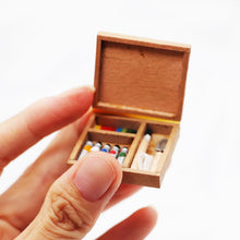 Load image into Gallery viewer, Dollhouse Furniture Accessories Pocket Watercolor Box Simulation Painting Pox