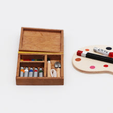 Load image into Gallery viewer, Dollhouse Furniture Accessories Pocket Watercolor Box Simulation Painting Pox