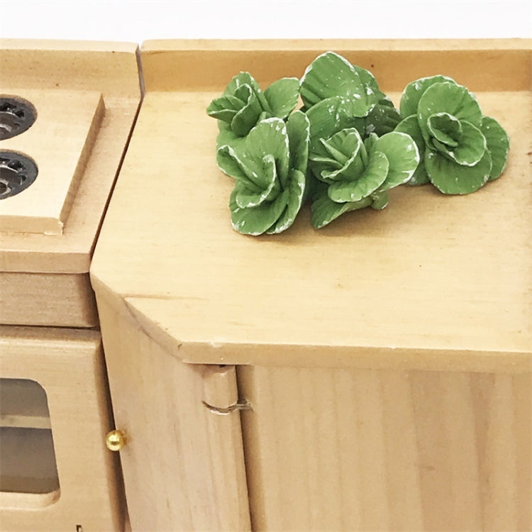 5 PCS 1:12  Mini House Toy Vegetable Simulation Cabbage Kitchen Accessory Mini House Toy