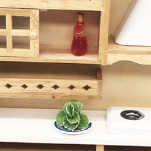 Load image into Gallery viewer, 5 PCS 1:12  Mini House Toy Vegetable Simulation Cabbage Kitchen Accessory Mini House Toy