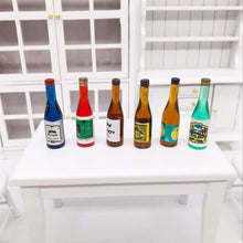 Load image into Gallery viewer, 18 PCS / 3 Pack  1:12 Mini Dollhouse Pocket Simulation Fruit Wine Drink Bottle Ornaments Model