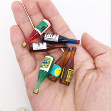 Load image into Gallery viewer, 18 PCS / 3 Pack  1:12 Mini Dollhouse Pocket Simulation Fruit Wine Drink Bottle Ornaments Model