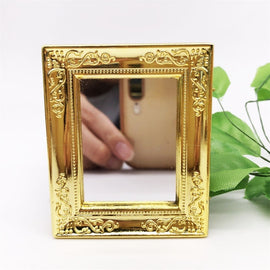 1:12 Mini House Toy Simulation Wall Mirror for Bedroom