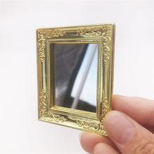 Load image into Gallery viewer, 1:12 Mini House Toy Simulation Wall Mirror for Bedroom