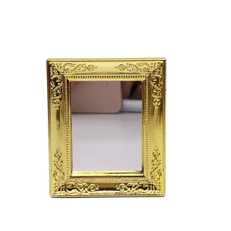 1:12 Mini House Toy Simulation Wall Mirror for Bedroom