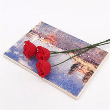 Load image into Gallery viewer, 10 PCS 1:12 Mini Doll House Garden Bedroom Scene Decoration Roses, Dark Red