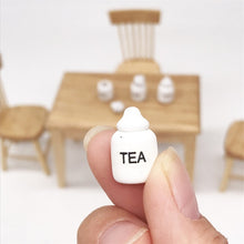 Load image into Gallery viewer, 3 Sets 1:12 Mini Doll House Dollhouse Miniatures Furniture Food Play Tea Salt Jar 4 PCS / Set