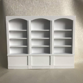 1:12 Mini House Toy Simulation Triple Display Cabinet