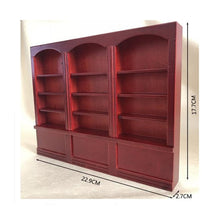 Load image into Gallery viewer, 1:12 Mini House Toy Simulation Triple Display Cabinet
