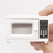 Load image into Gallery viewer, 1:12 Model Doll House Kitchen Decoration Fine Microwave Oven