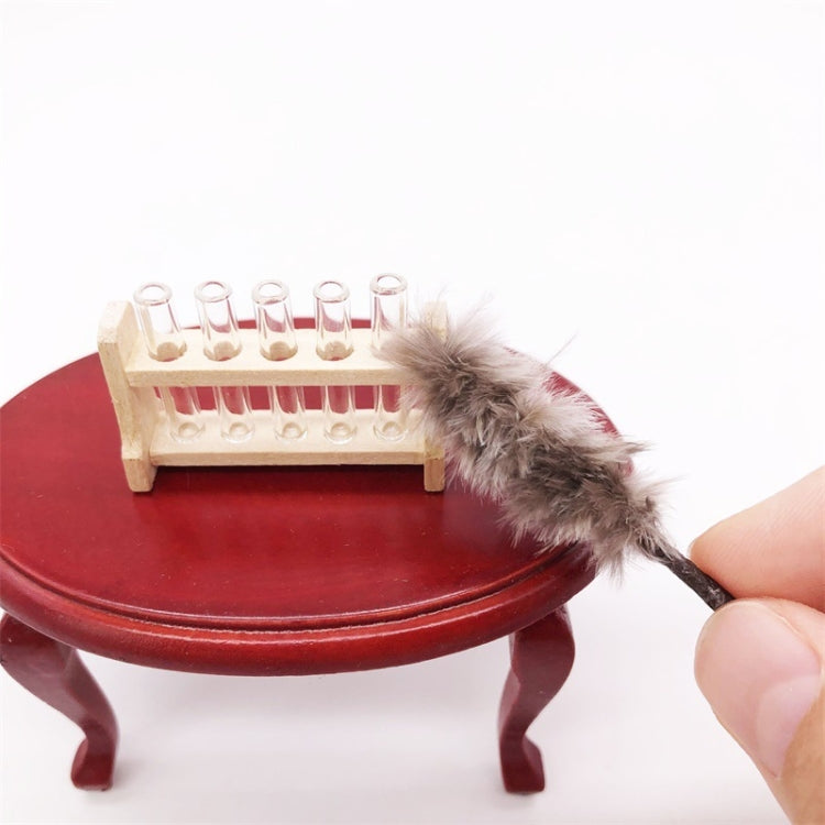 1:12 Mini House Toy Simulation Chicken Hair Brush