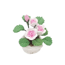 Load image into Gallery viewer, 1:12 Mini House Toy Pocket Ornaments Simulation Potted Plant Rose