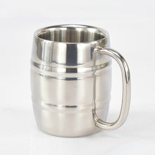 Load image into Gallery viewer, Stainless Steel Beer Cup Mugs Outdoor Camping Western Tea Coffee Cup Insulated Portable Water Cup Drinkware with Handle, Outdoor Beer Cup