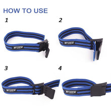 Load image into Gallery viewer, 1 Pair Natural Latex Silk Elastic Band Arm Fitness Blood Flow Restriction Training Band, Size: 60 x 5cm