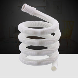 18mm Diameter Plastic Drain Pipe Water Outlet Extension Hose with Clamp for Semi-automatic Washing Machine / Air Conditioner, 1m Length, 2m  Length, 3m  Length, 4m  Length, 5m  Length