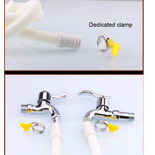 Load image into Gallery viewer, 18mm Diameter Plastic Drain Pipe Water Outlet Extension Hose with Clamp for Semi-automatic Washing Machine / Air Conditioner, 1m Length, 2m  Length, 3m  Length, 4m  Length, 5m  Length