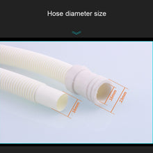 Load image into Gallery viewer, 18mm Diameter Plastic Drain Pipe Water Outlet Extension Hose with Clamp for Semi-automatic Washing Machine / Air Conditioner, 1m Length, 2m  Length, 3m  Length, 4m  Length, 5m  Length
