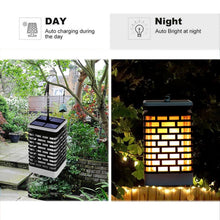 Load image into Gallery viewer, LED Solar Induction Landscape Light Flame Lamp Outdoor Waterproof Garden Lantern