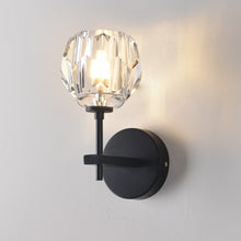 Load image into Gallery viewer, Wall Lamp Villa Hotel Wall Lamp Bedroom Bedside Crystal Wall Lamp, Without light source, white light LED5W, warm light LED5W