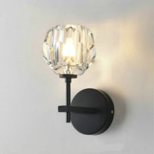 Load image into Gallery viewer, Wall Lamp Villa Hotel Wall Lamp Bedroom Bedside Crystal Wall Lamp, Without light source, white light LED5W, warm light LED5W