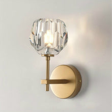 Load image into Gallery viewer, Wall Lamp Villa Hotel Wall Lamp Bedroom Bedside Crystal Wall Lamp, Without light source, white light LED5W, warm light LED5W