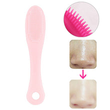 Load image into Gallery viewer, Blackhead Brush Face Cleansing Extractor Remover Tool Silicone Finger Massage Brush Face Exfoliating Cleansing Tool