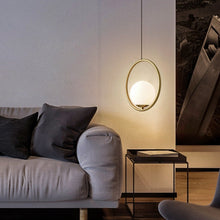 Load image into Gallery viewer, Restaurant Chandelier Single Head Creative Personality Simple Modern Copper Lamp, without Light Source  Round A1, with 5W Warm Light  Round A1, with 5W White Light  Round A1, with 5W Neutral Light  Round A1, with 5W Three-Color Light  Round A1         ...