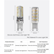 Load image into Gallery viewer, G9 LED Energy-saving Light Bulb Light Source, 3W, 5W, 7W