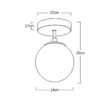 Load image into Gallery viewer, Aisle Corridor Ceiling Lamp Entrance Hall Lighting, without Light Source, with 5W White Light LED, with 5W Warm White Light LED, with 5W Neutral Light