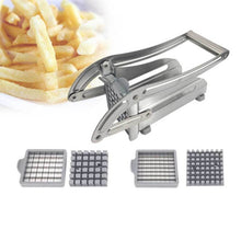 Load image into Gallery viewer, Stainless Steel Manual French Fries Slicer Potato Chipper Chip Cutter Chopper Maker, Potato Cutter 2