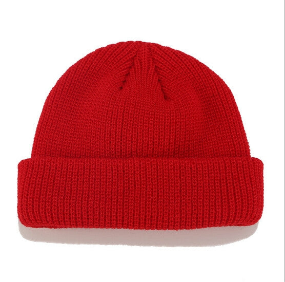 Solid Colors Short Winter Knit Skullcap for Men / Women