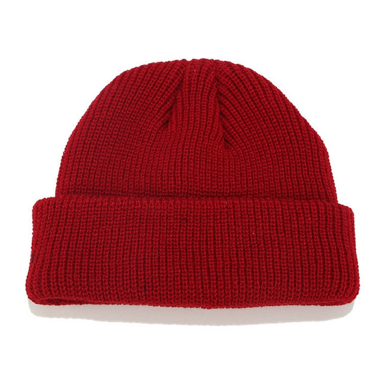 Solid Colors Short Winter Knit Skullcap for Men / Women
