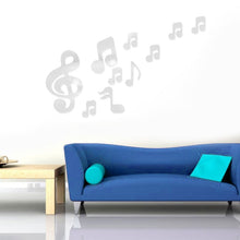 Load image into Gallery viewer, 3D Musical Notes Acrylic Mirrors Wall Sticker Home Decor Living Room Wall Decoration Art DIY Wall Stickers