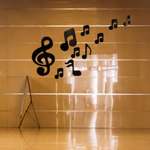 Load image into Gallery viewer, 3D Musical Notes Acrylic Mirrors Wall Sticker Home Decor Living Room Wall Decoration Art DIY Wall Stickers