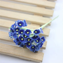 Load image into Gallery viewer, 5 Branches DIY Hand-simulated Plum Mini Flocking Cloth Lucky Flower