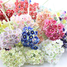 Load image into Gallery viewer, 5 Branches DIY Hand-simulated Plum Mini Flocking Cloth Lucky Flower