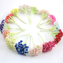 Load image into Gallery viewer, 5 Branches DIY Hand-simulated Plum Mini Flocking Cloth Lucky Flower