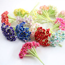 Load image into Gallery viewer, 5 Branches DIY Hand-simulated Plum Mini Flocking Cloth Lucky Flower