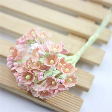 Load image into Gallery viewer, 5 Branches DIY Hand-simulated Plum Mini Flocking Cloth Lucky Flower