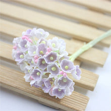 Load image into Gallery viewer, 5 Branches DIY Hand-simulated Plum Mini Flocking Cloth Lucky Flower