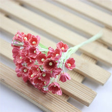 Load image into Gallery viewer, 5 Branches DIY Hand-simulated Plum Mini Flocking Cloth Lucky Flower