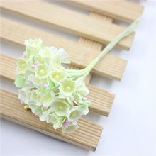 Load image into Gallery viewer, 5 Branches DIY Hand-simulated Plum Mini Flocking Cloth Lucky Flower