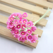 Load image into Gallery viewer, 5 Branches DIY Hand-simulated Plum Mini Flocking Cloth Lucky Flower