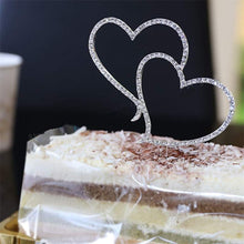 Load image into Gallery viewer, Heart Crystal Cake Insert Cake Decoration Wedding Gift, Cake Insert Decoration