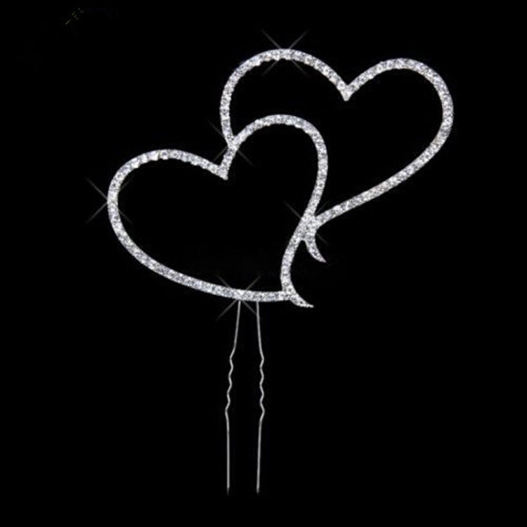 Heart Crystal Cake Insert Cake Decoration Wedding Gift, Cake Insert Decoration